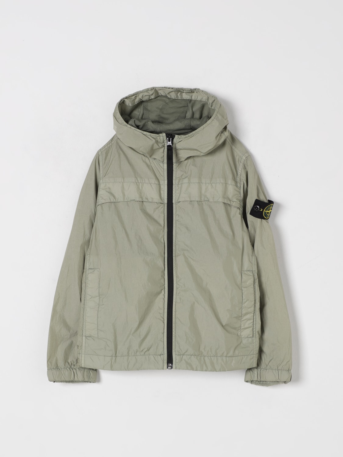 STONE ISLAND JUNIOR JACKE: Jacke kinder Stone Island Junior, Grün - Img 1