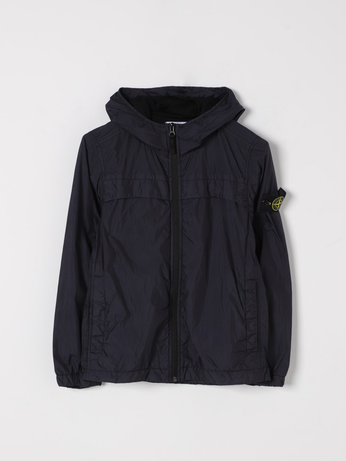 STONE ISLAND JUNIOR JACKE: Jacke kinder Stone Island Junior, Navy - Img 1