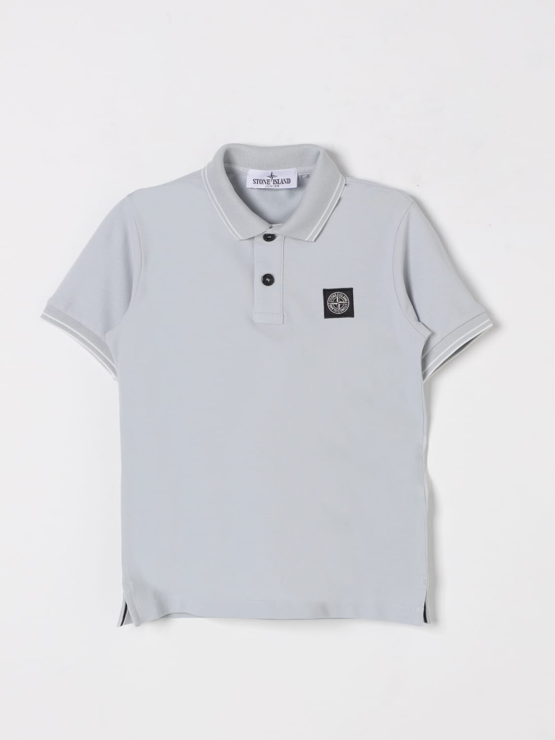 STONE ISLAND JUNIOR POLO: Polo niños Stone Island Junior, Azul Claro - Img 1