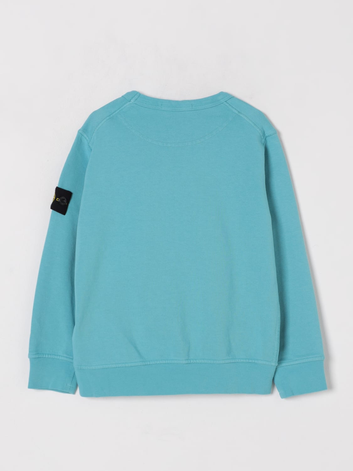 STONE ISLAND JUNIOR SWEATER: Sweater kids Stone Island Junior, Turquoise - Img 2