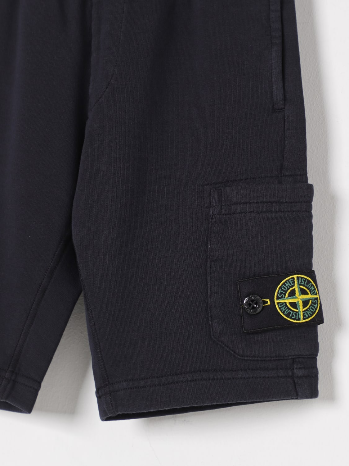 STONE ISLAND JUNIOR SHORTS: Shorts kids Stone Island Junior, Navy - Img 3