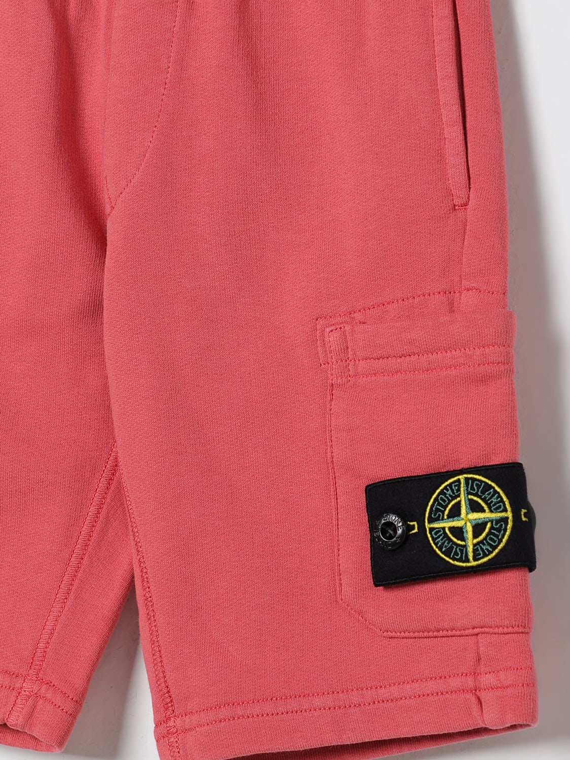STONE ISLAND JUNIOR SHORTS: Shorts kids Stone Island Junior, Geranium - Img 3