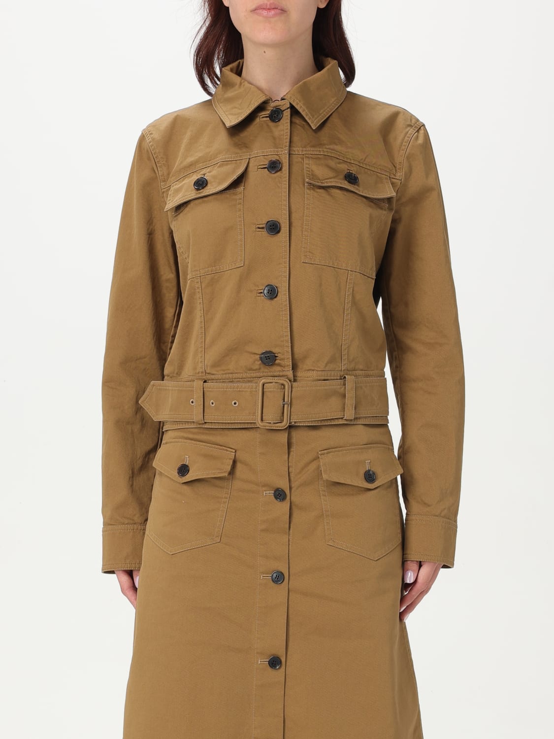 SAINT LAURENT JACKET: Blazer woman Saint Laurent, Beige - Img 1