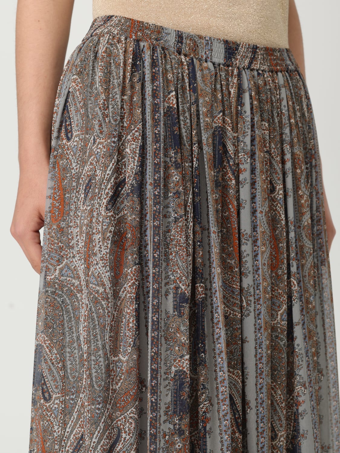 SAINT LAURENT SKIRT: Skirt woman Saint Laurent, Multicolor - Img 5