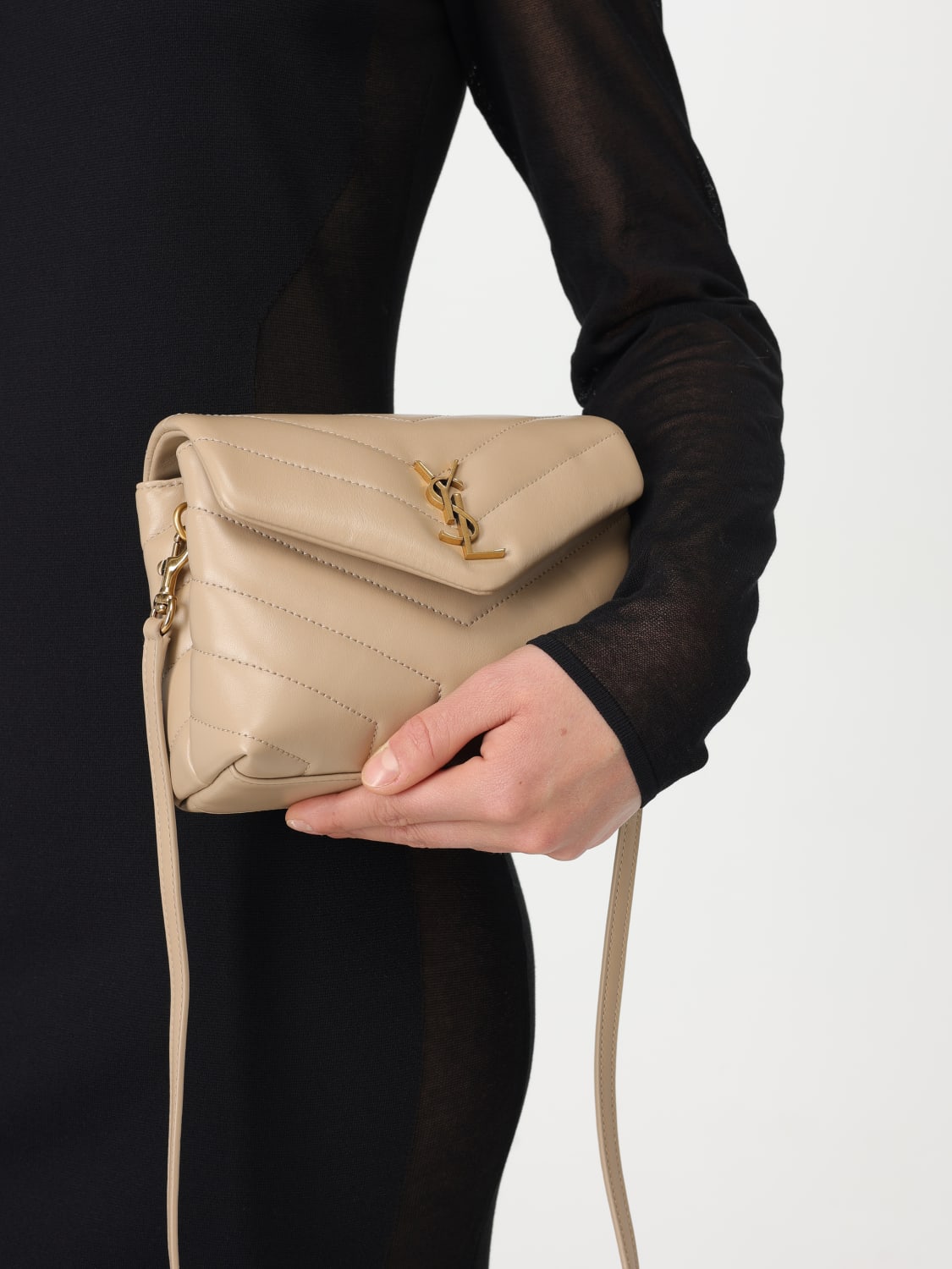 ショルダーバッグ・ポシェット SAINT LAURENT Woman Shoulder bag Beige 761554DV707 2721 SAINT LAURENT: Shoulder bag woman - Beige | Saint Laurent