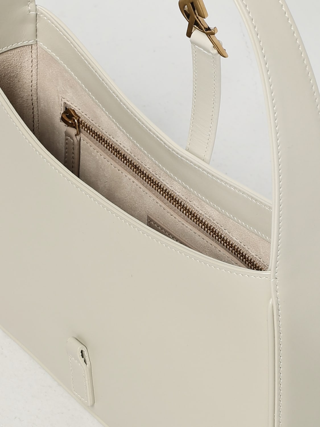 SAINT LAURENT MINI BAG: Shoulder bag woman Saint Laurent, Yellow Cream - Img 5