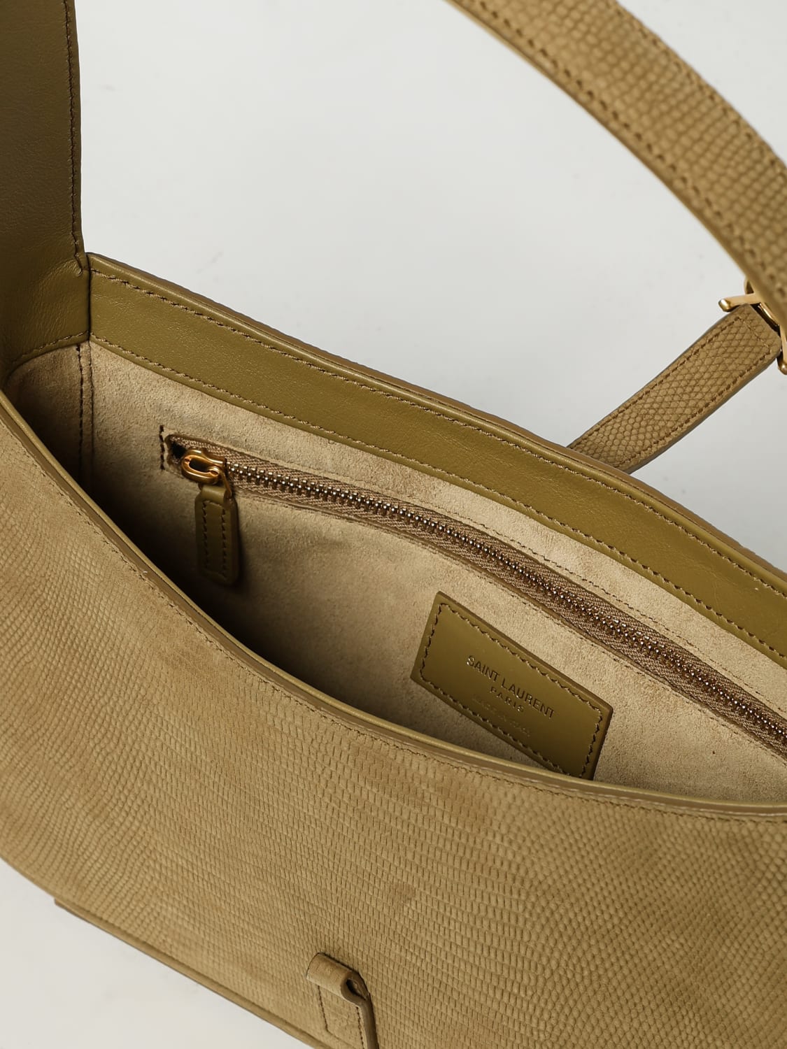 SAINT LAURENT SCHULTERTASCHE: Schultertasche damen Saint Laurent, Gold - Img 5