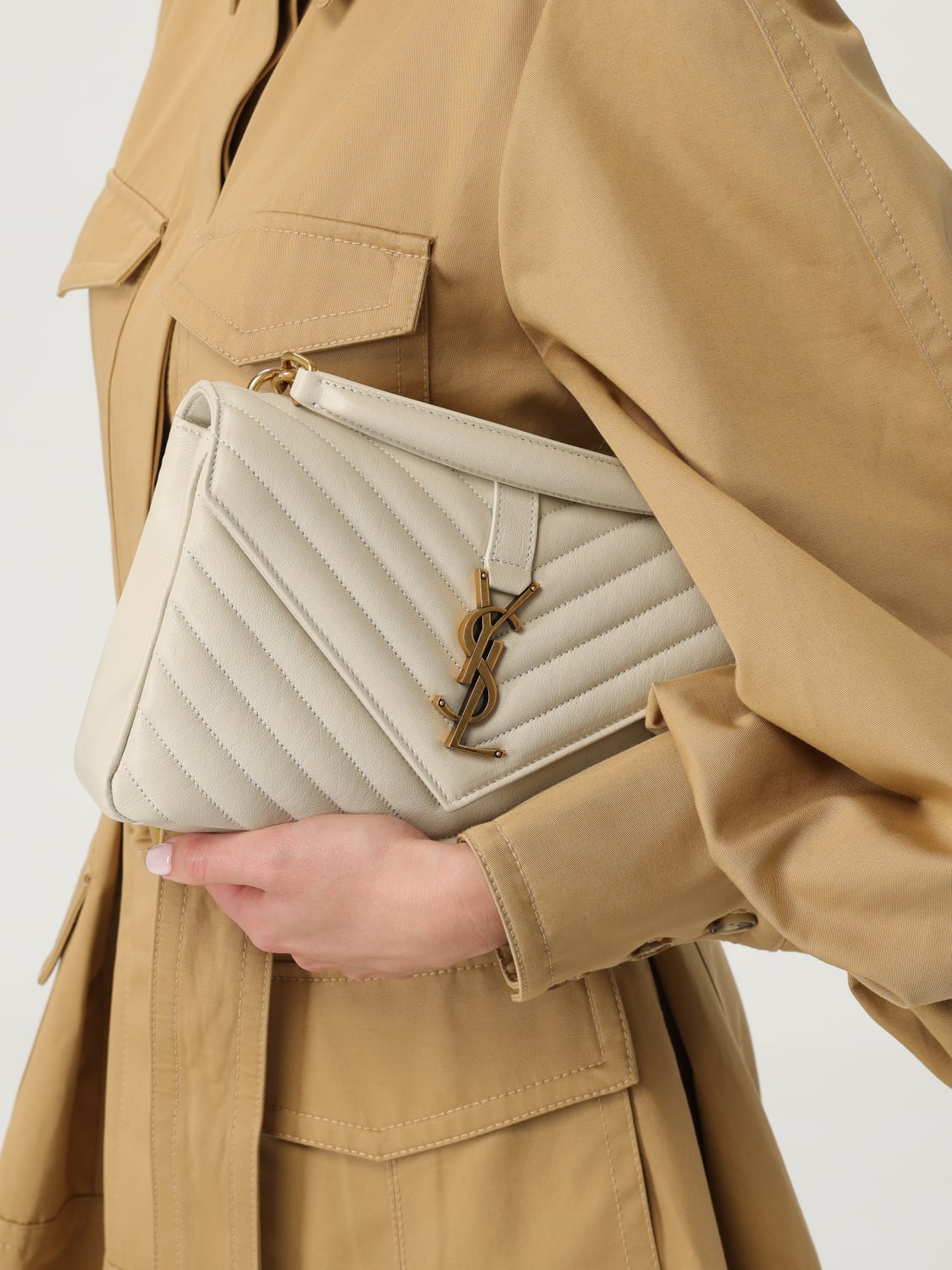 ハンドバッグ SAINT LAURENT Woman Handbag Yellow Cream 600279BRM07 9207 SAINT LAURENT: Shoulder bag woman - Yellow Cream | Saint