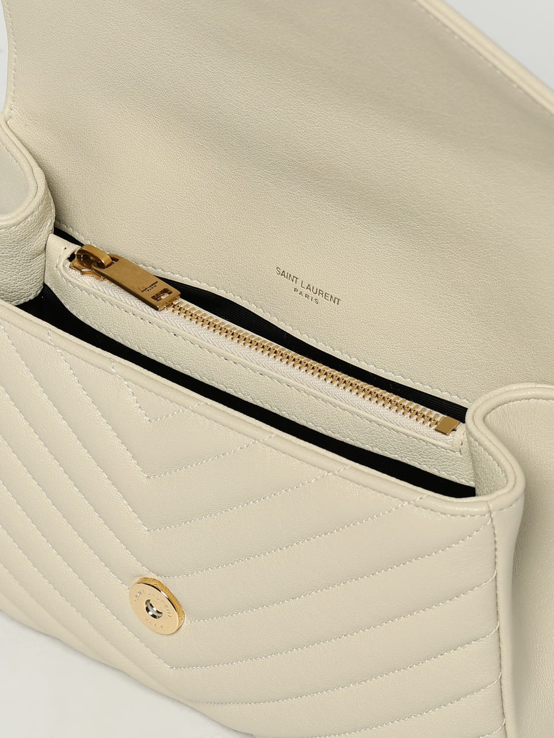 ハンドバッグ SAINT LAURENT Woman Handbag Yellow Cream 600279BRM07 9207 SAINT LAURENT: Shoulder bag woman - Yellow Cream | Saint
