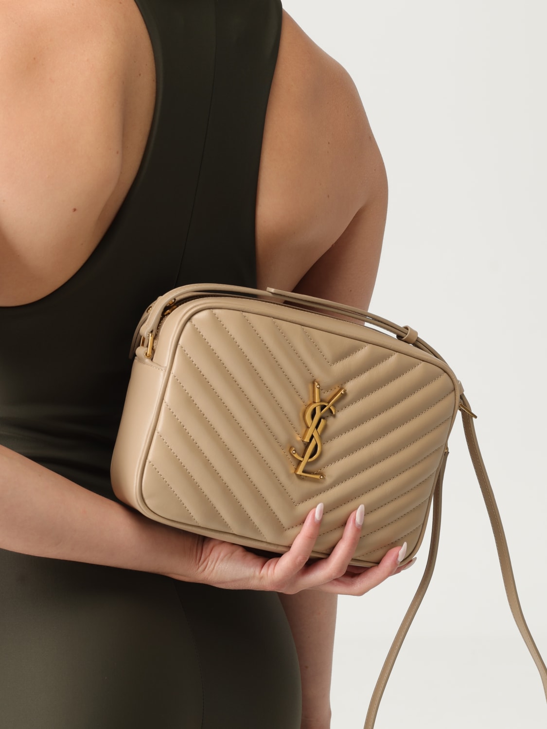 ショルダーバッグ・ポシェット SAINT LAURENT Woman Shoulder bag Beige 761554DV707 2721 SAINT LAURENT: Shoulder bag woman - Beige | Saint Laurent
