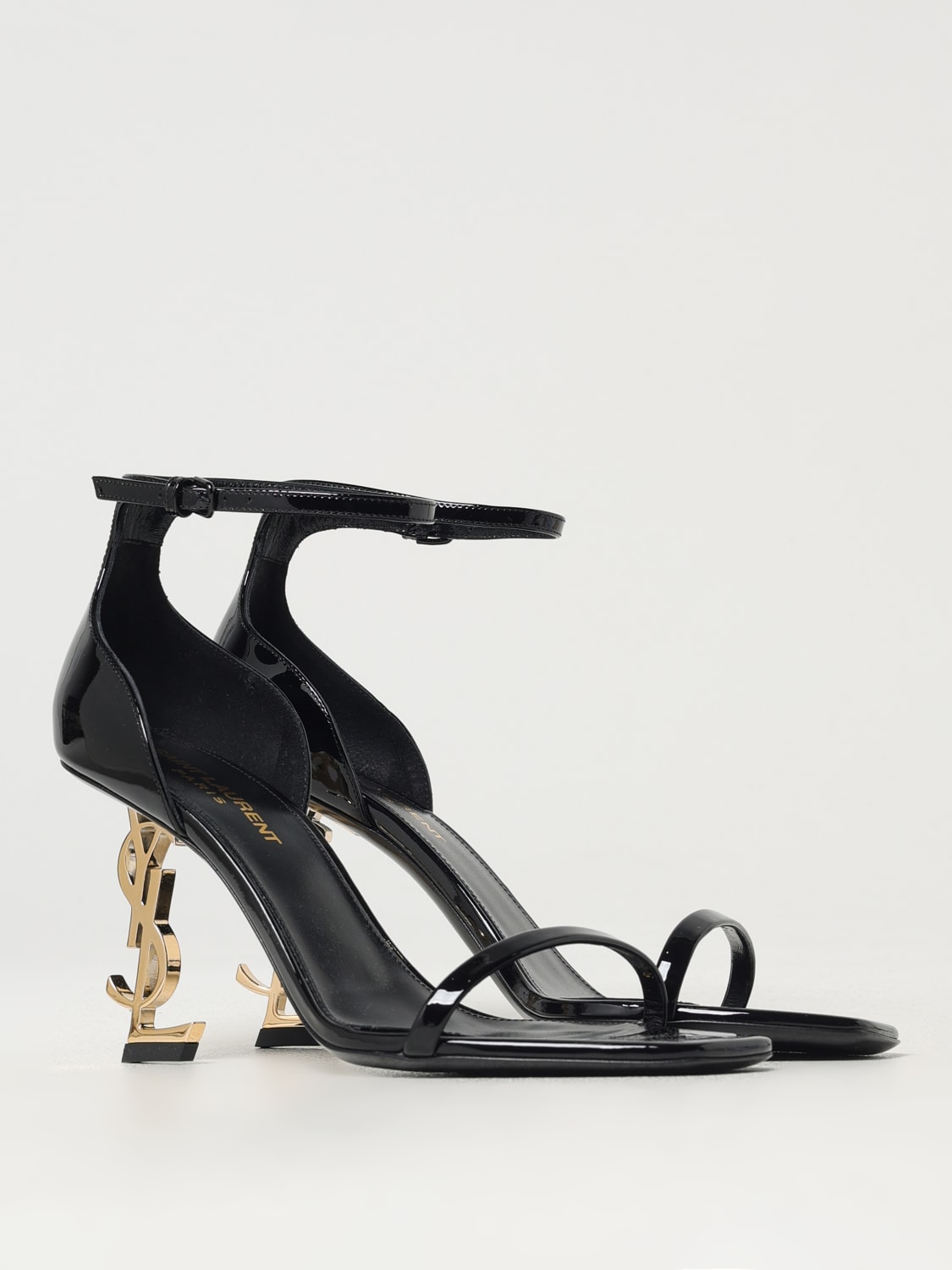SAINT LAURENT HEELED SANDAL: Shoes woman Saint Laurent, Black - Img 2