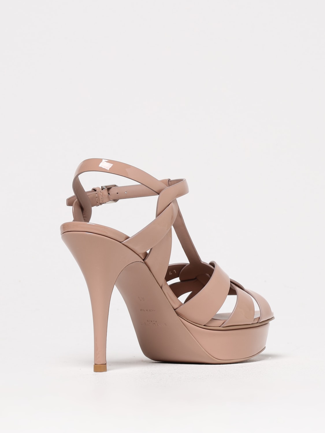 SAINT LAURENT HEELED SANDAL: Shoes woman Saint Laurent, Nude - Img 3