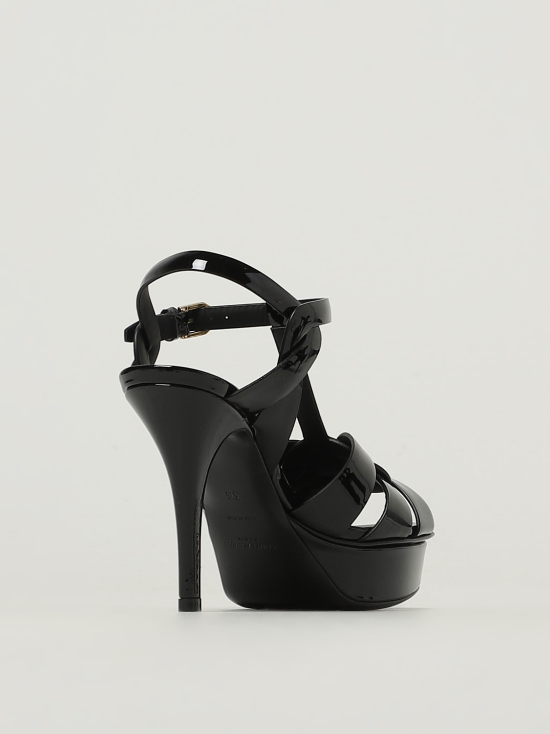 SAINT LAURENT HEELED SANDAL: Shoes woman Saint Laurent, Black - Img 3