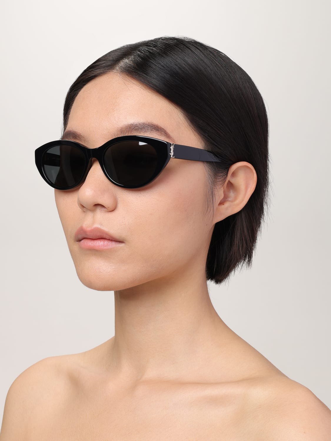 SAINT LAURENT SUNGLASSES: Sunglasses woman Saint Laurent, Black - Img 2