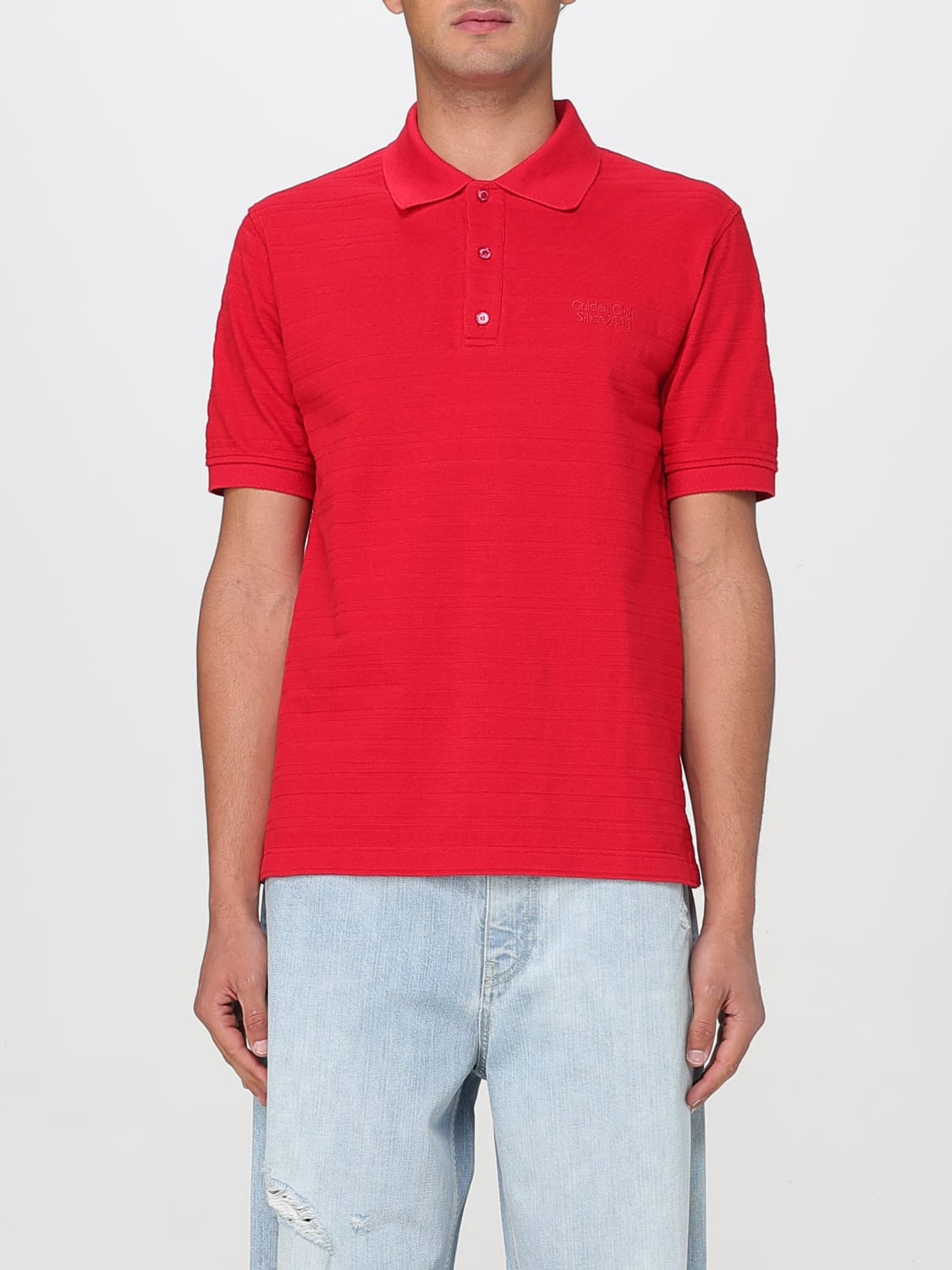 GOLDEN GOOSE POLO SHIRT: Polo shirt men Golden Goose, Red - Img 1