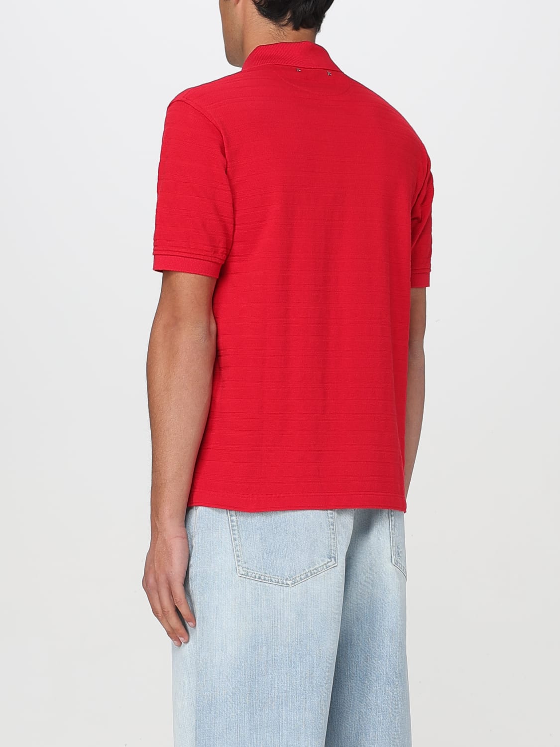 GOLDEN GOOSE POLO SHIRT: Polo shirt men Golden Goose, Red - Img 3
