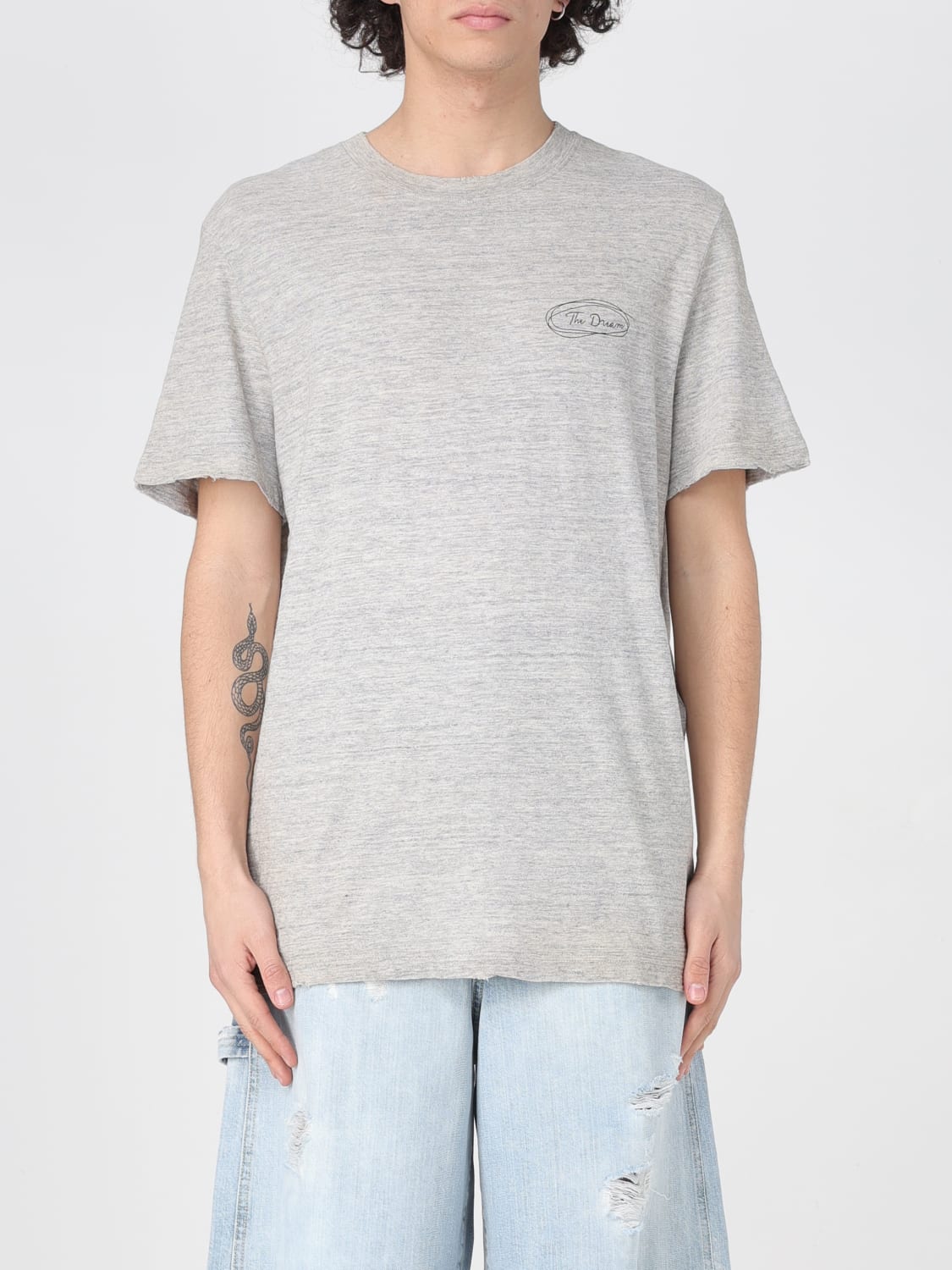 GOLDEN GOOSE: T-shirt men - Grey | Golden Goose t-shirt
