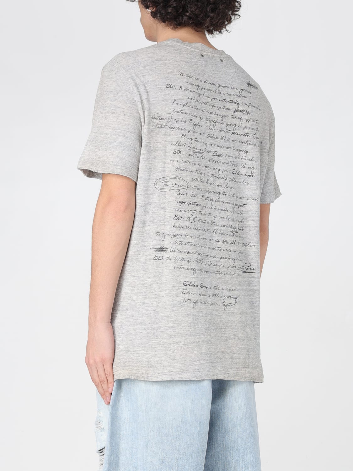 GOLDEN GOOSE T-SHIRT: T-shirt herren Golden Goose, Grau - Img 3