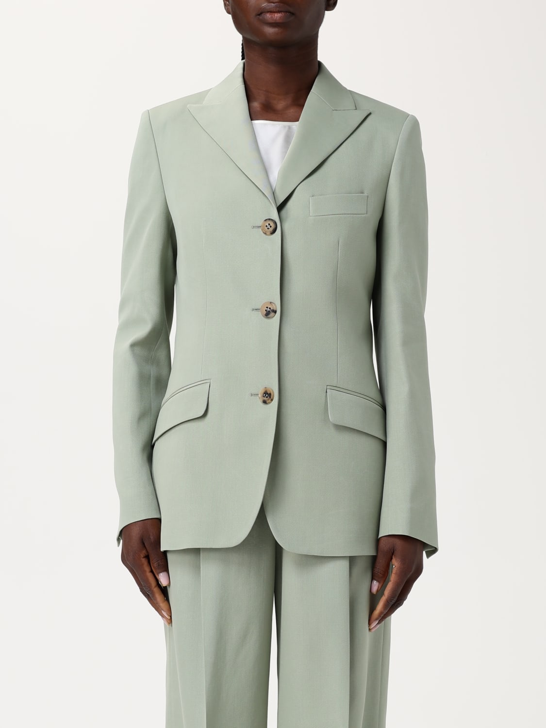 ジャケット GOLDEN GOOSE Women Jackets GWP02180 P00196535375 Green GOLDEN GOOSE: Blazer woman - Green | Golden Goose blazer