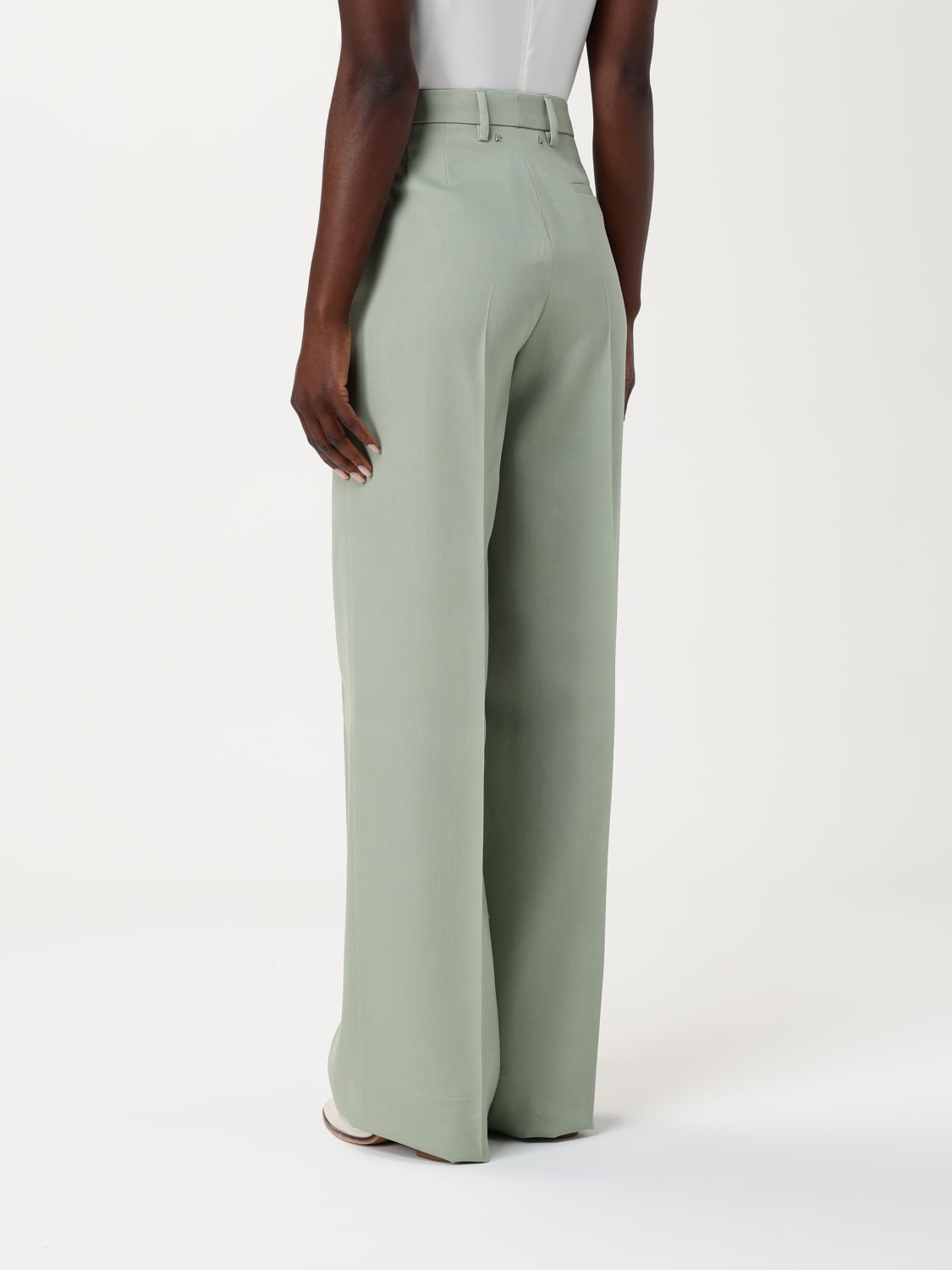 GOLDEN GOOSE HOSE: Hose damen Golden Goose, Grün - Img 3