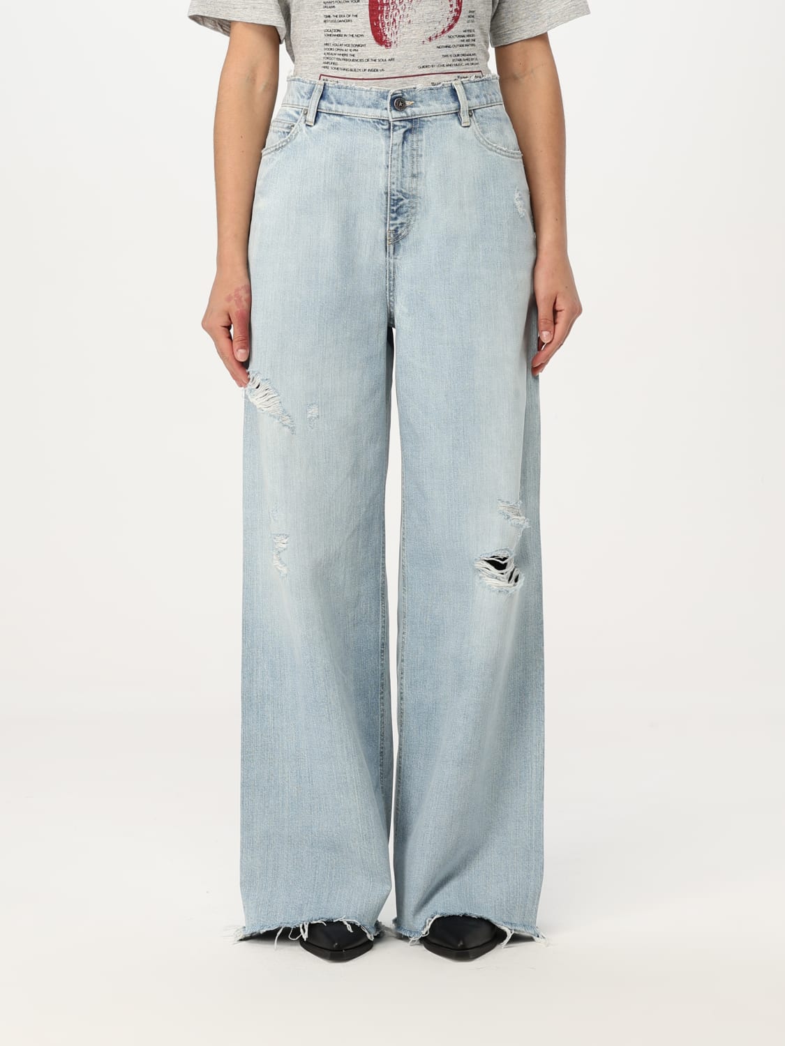 GOLDEN GOOSE JEANS: Jeans damen Golden Goose, Stone Washed - Img 1