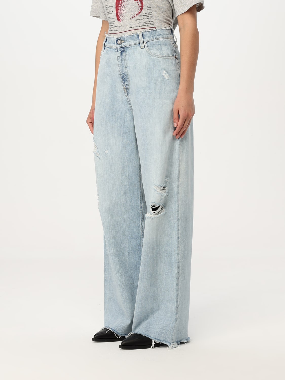 GOLDEN GOOSE JEANS: Jeans damen Golden Goose, Stone Washed - Img 4