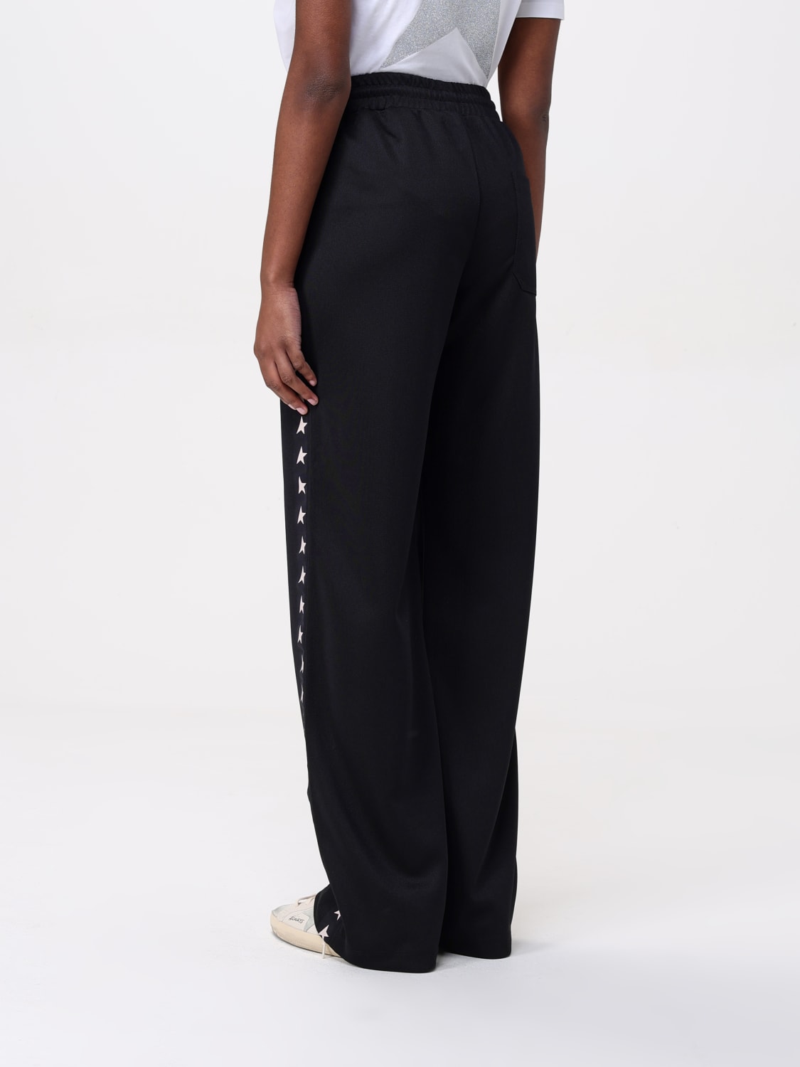 GOLDEN GOOSE PANTALONI: Pantalone Golden Goose in tessuto tecnico , Nero - Img 3