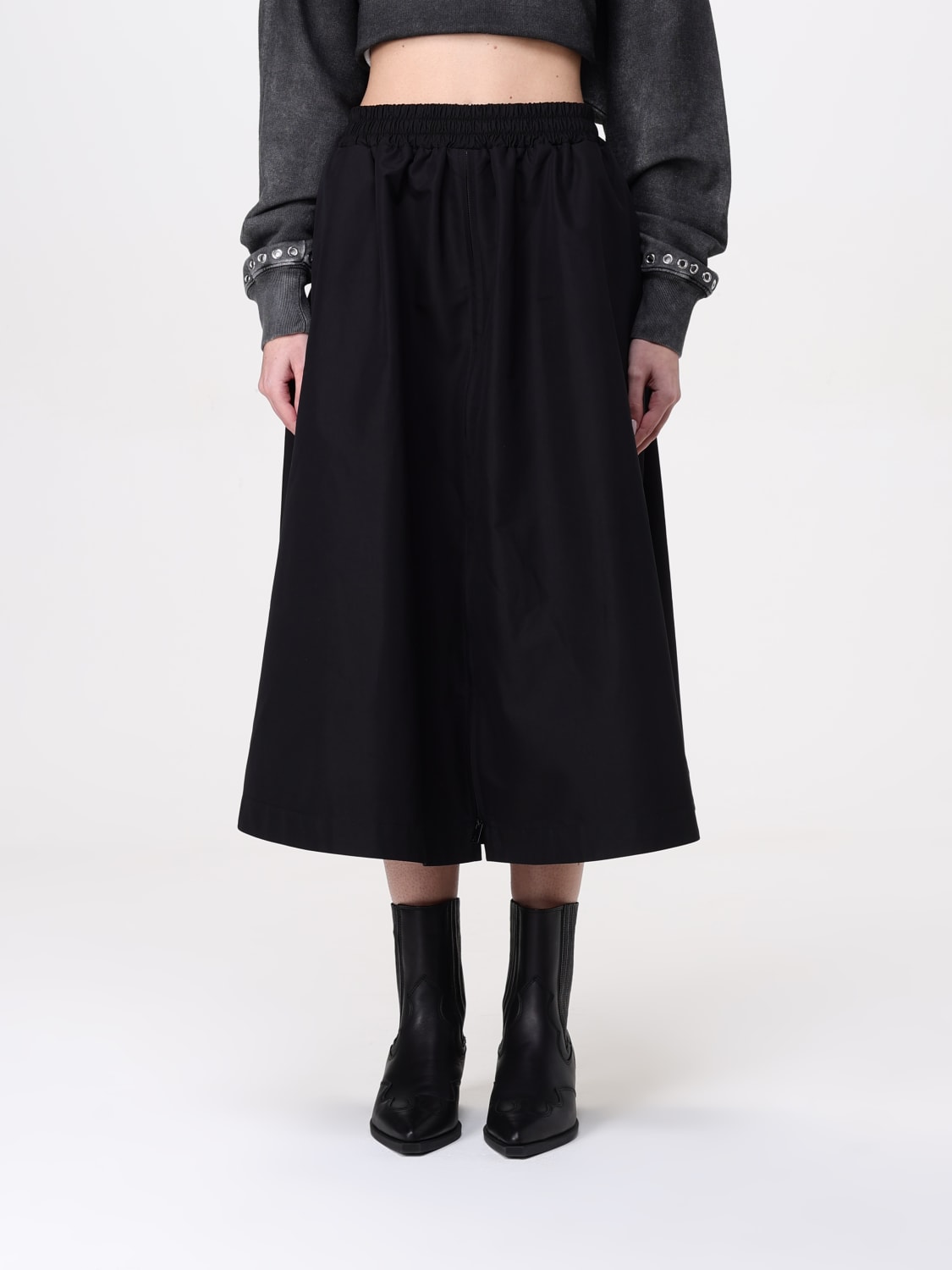 スカート GOLDEN  Woman Skirt Black GWP01953P00161890100 GOLDEN GOOSE: Skirt woman - Black | Golden Goose skirt