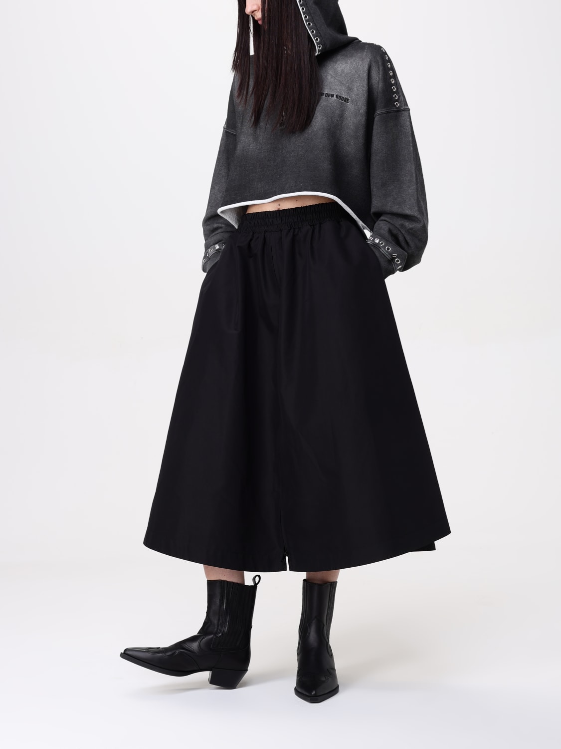 GOLDEN GOOSE SKIRT: Skirt woman Golden Goose, Black - Img 2