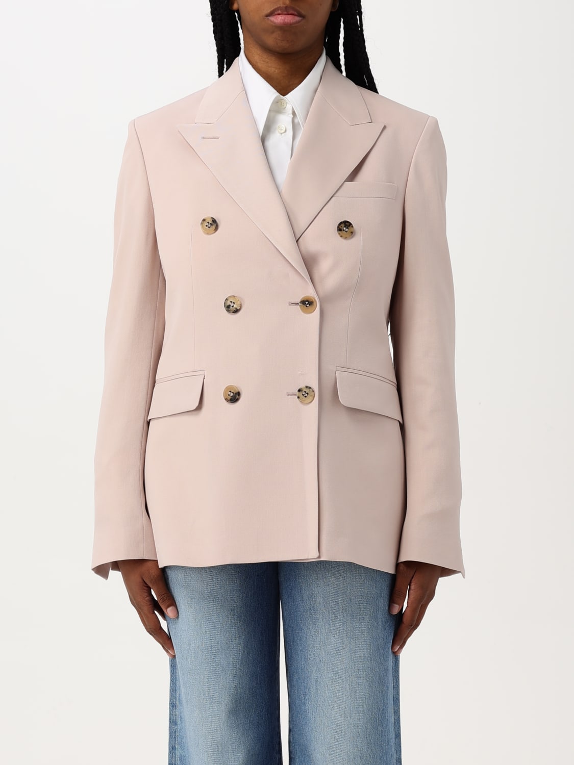 GOLDEN GOOSE JACKET: Blazer woman Golden Goose, Pink - Img 1