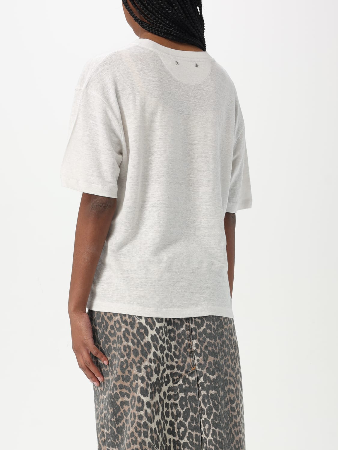 GOLDEN GOOSE: T-shirt woman - White | Golden Goose t-shirt