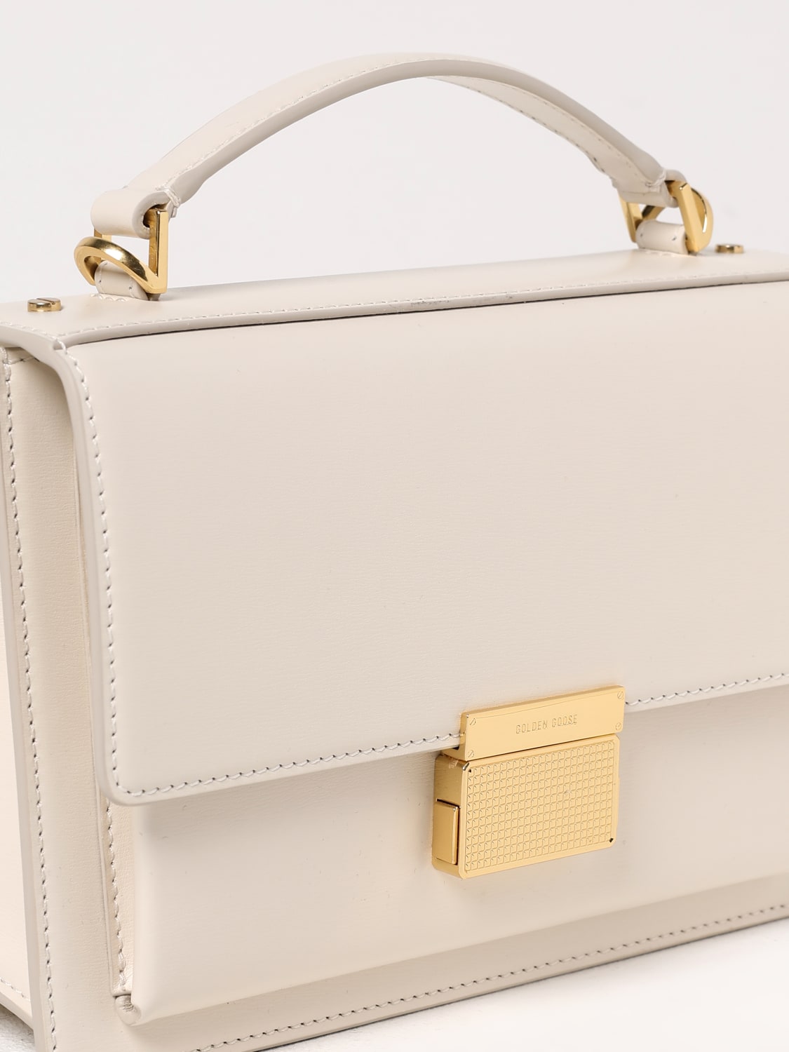 GOLDEN GOOSE MINI BAG: Shoulder bag woman Golden Goose, Butter - Img 4