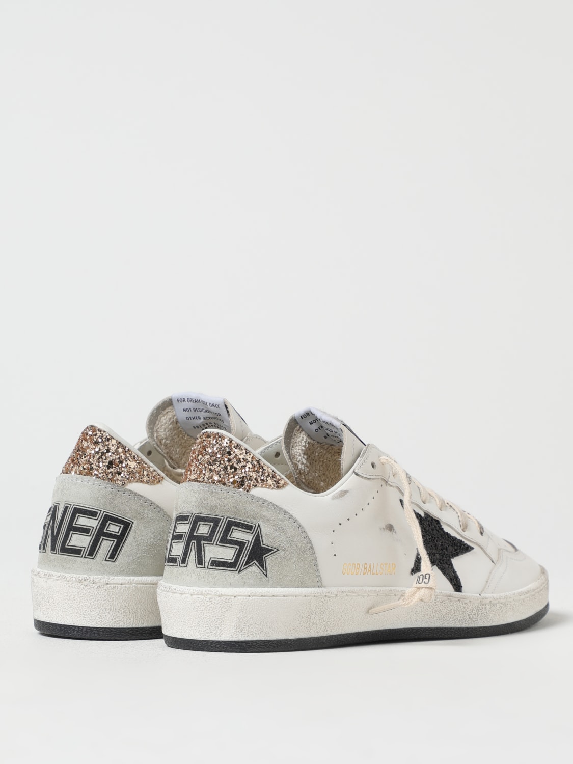 スニーカー GOLDEN  Women Sneakers GWF00117 F00611810750 White Buy Golden Goose Wmns Ballstar 'White Black Gold Ice