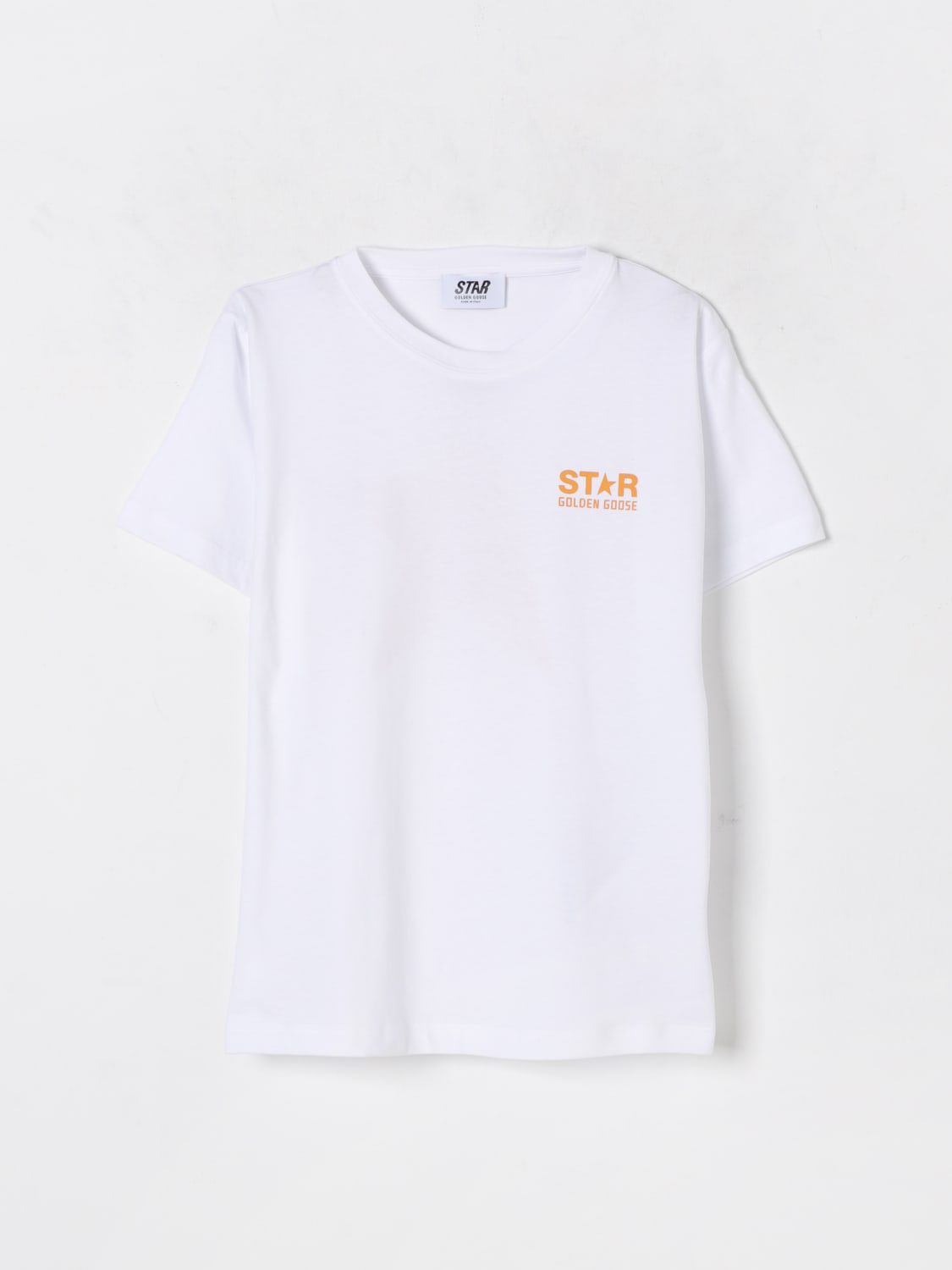 GOLDEN GOOSE T-SHIRT: T-shirt kids Golden Goose, White - Img 1