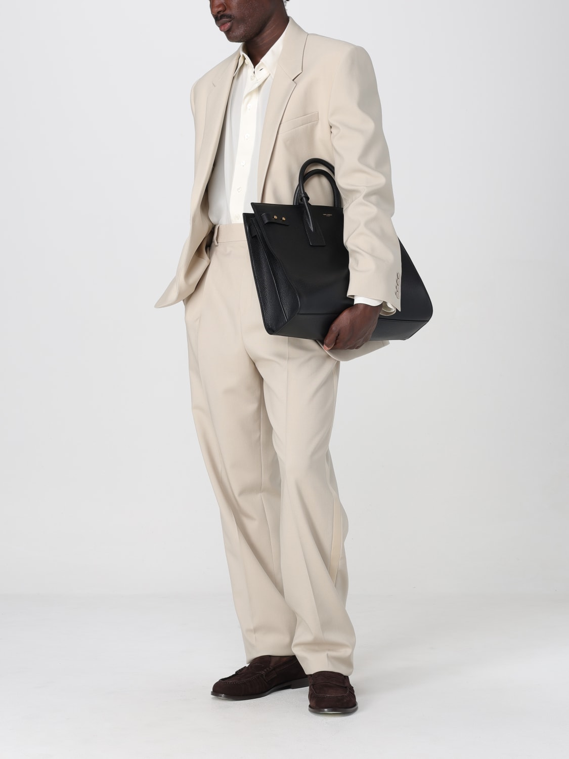 SAINT LAURENT JACKET: Blazer men Saint Laurent, Beige - Img 2