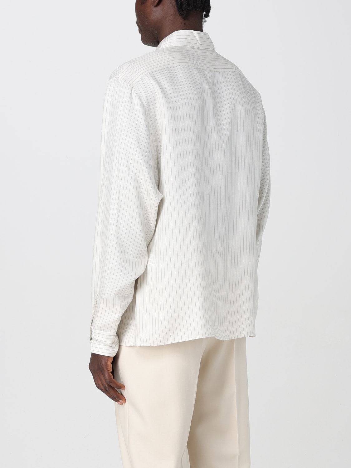 SAINT LAURENT SHIRT: Shirt men Saint Laurent, Yellow Cream - Img 3