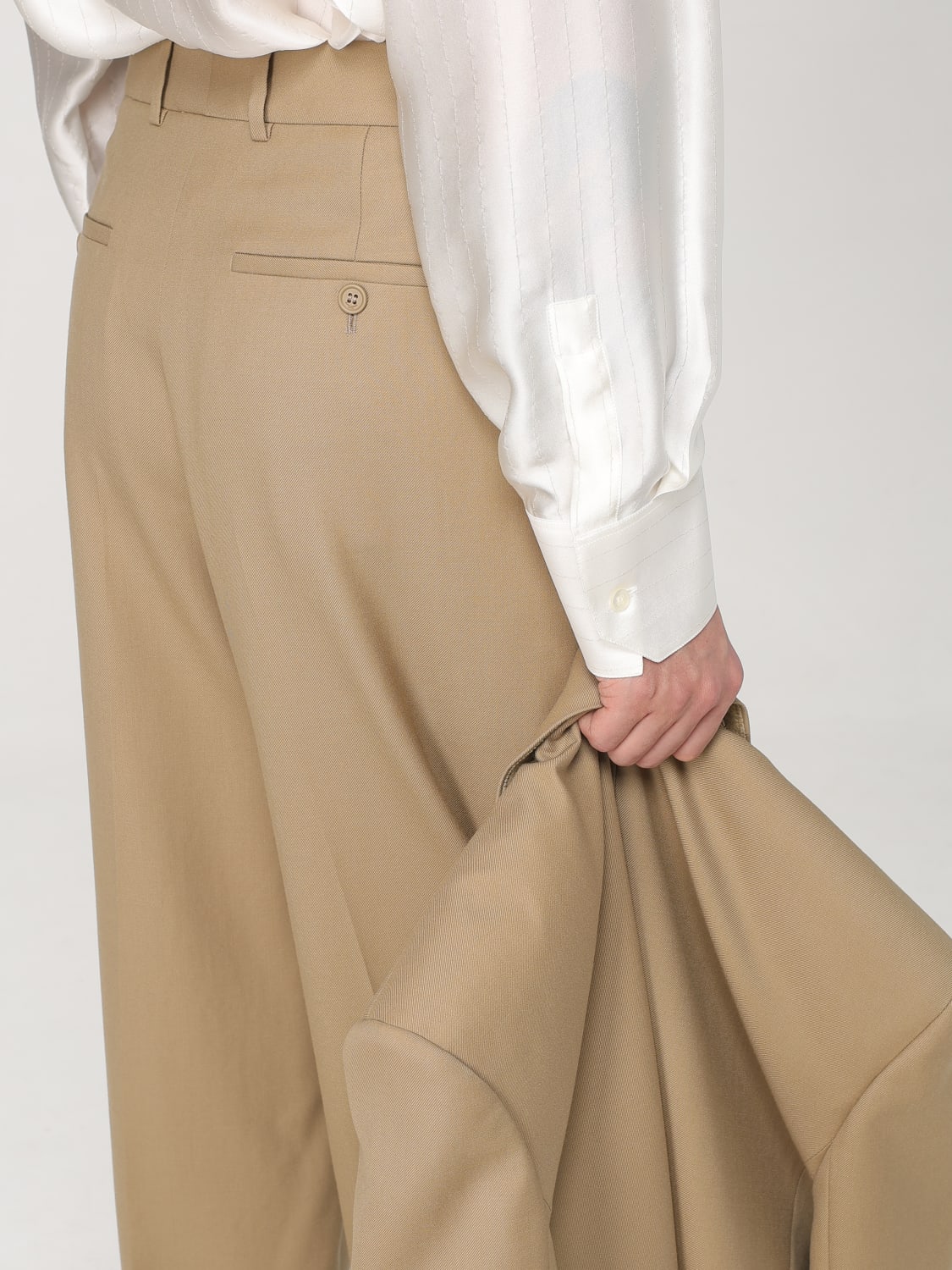 SAINT LAURENT PANTS: Pants men Saint Laurent, Camel - Img 5