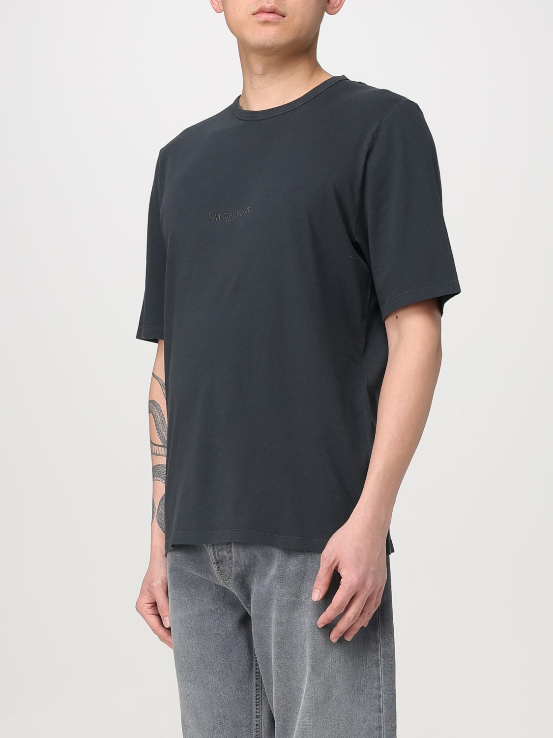 SAINT LAURENT CAMISETA: Camiseta hombre Saint Laurent, Negro - Img 3