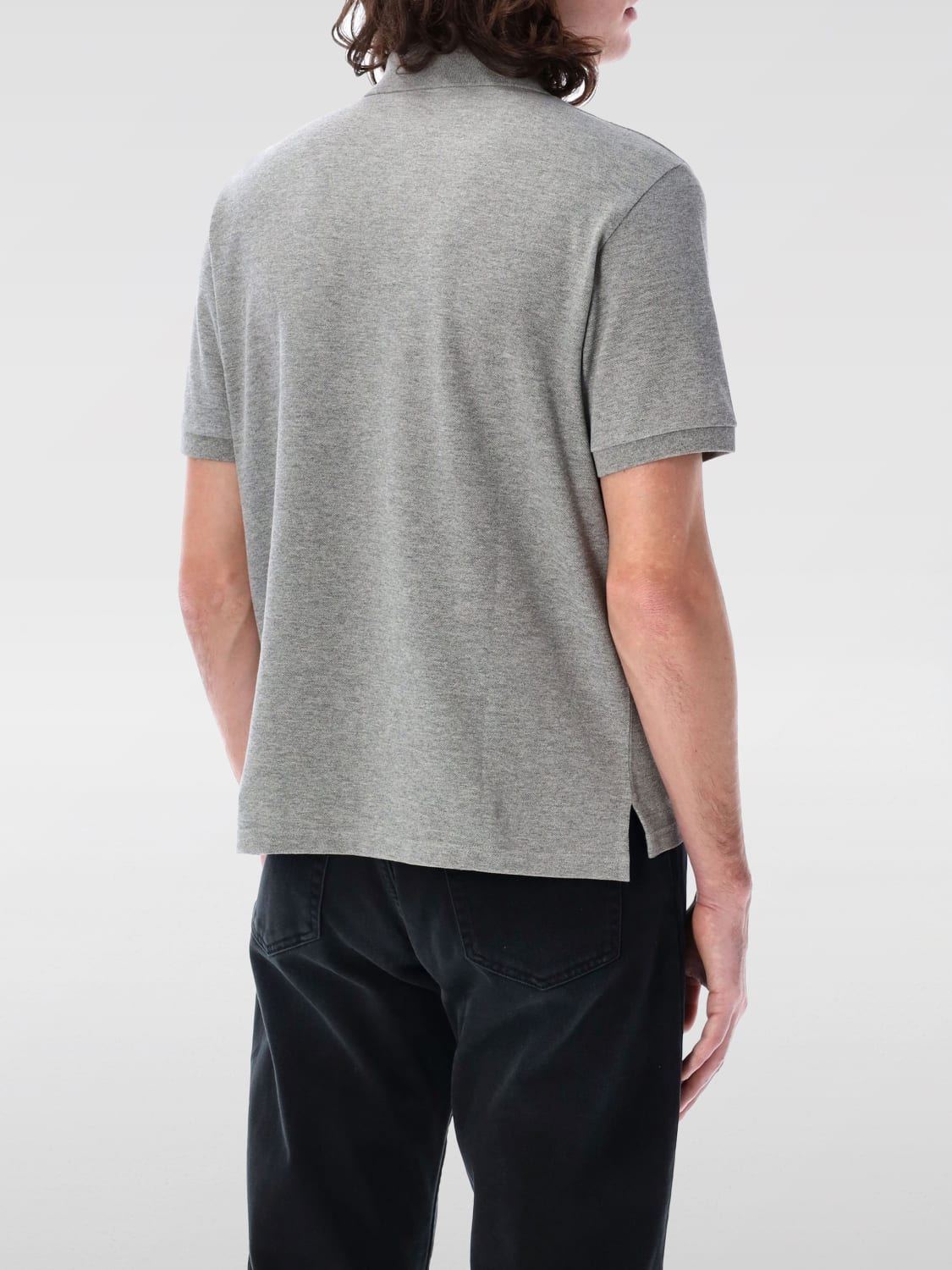 SAINT LAURENT POLO SHIRT: Polo shirt men Saint Laurent, Grey - Img 2
