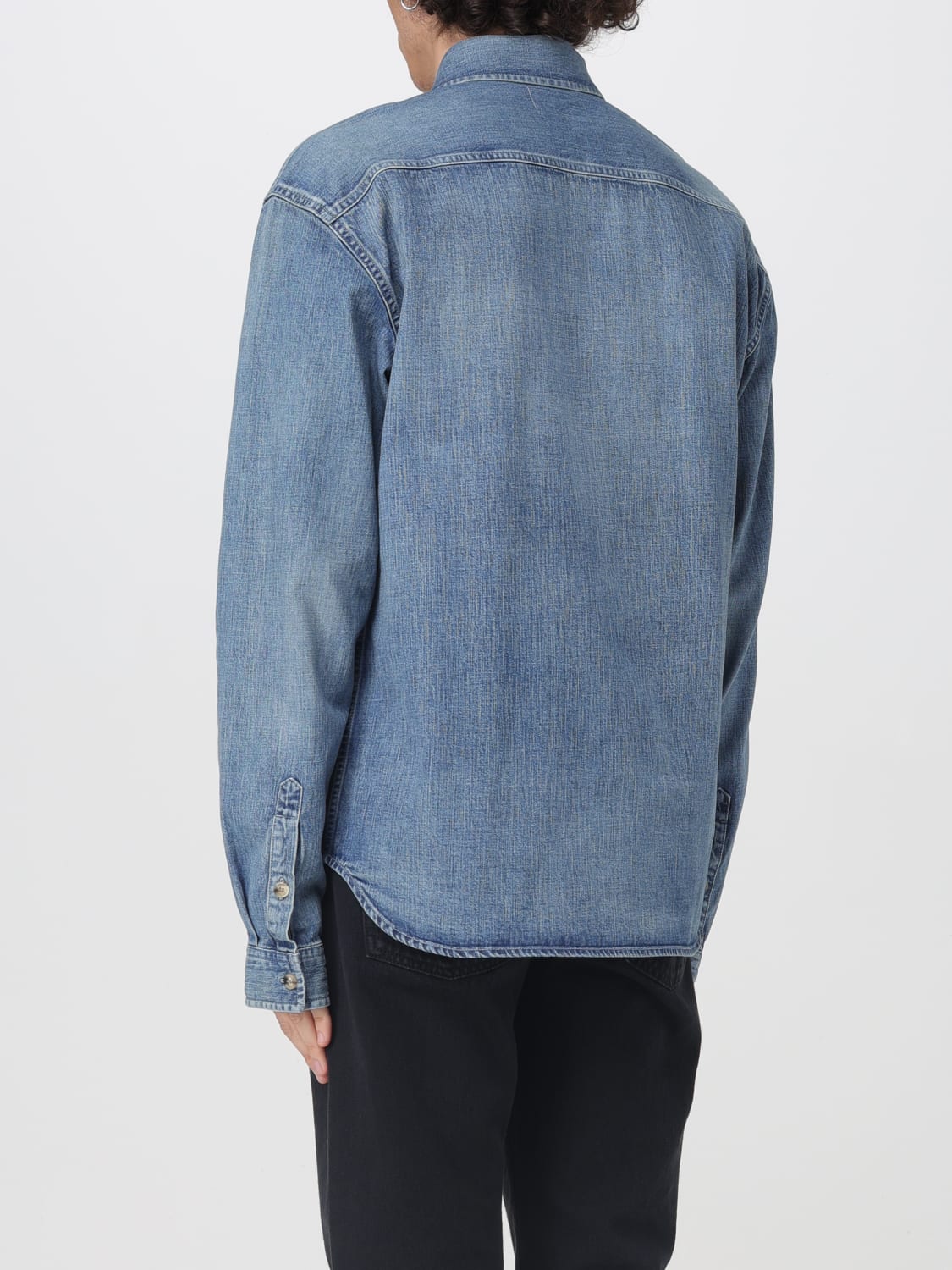 SAINT LAURENT SHIRT: Shirt men Saint Laurent, Denim - Img 3