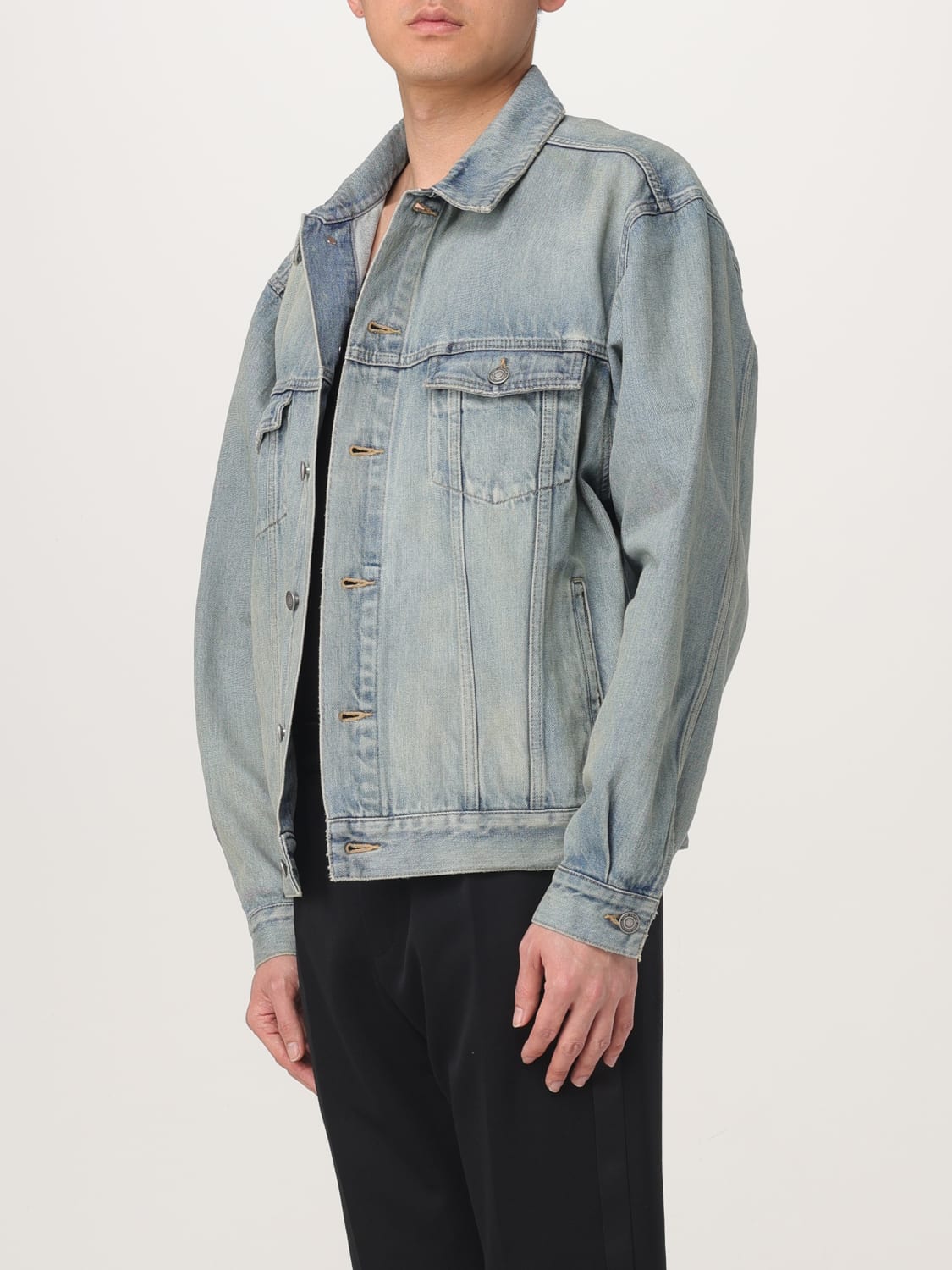 SAINT LAURENT JACKET: Jacket men Saint Laurent, Denim - Img 4