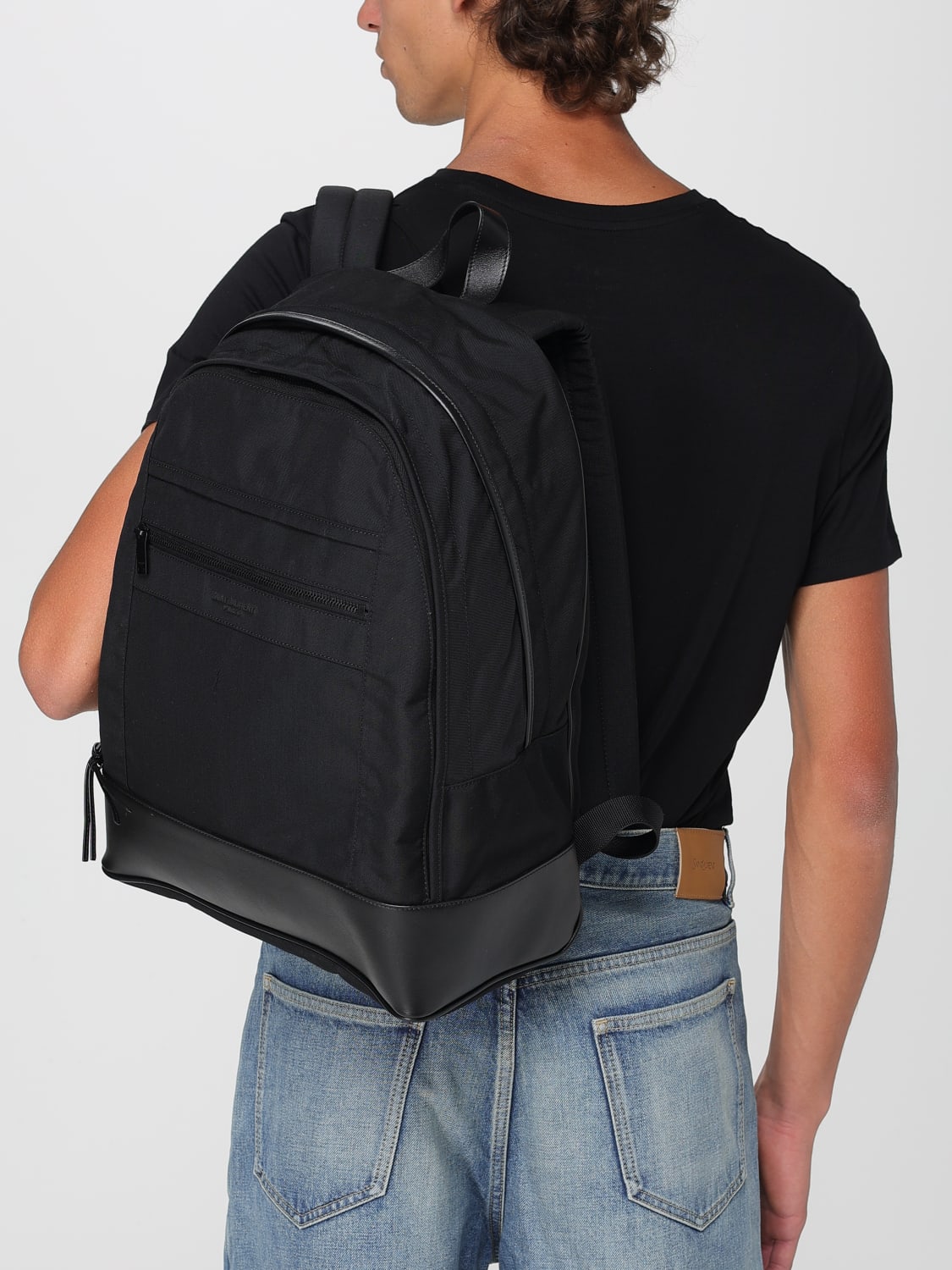 SAINT LAURENT RUCKSACK: Tasche herren Saint Laurent, Schwarz - Img 2