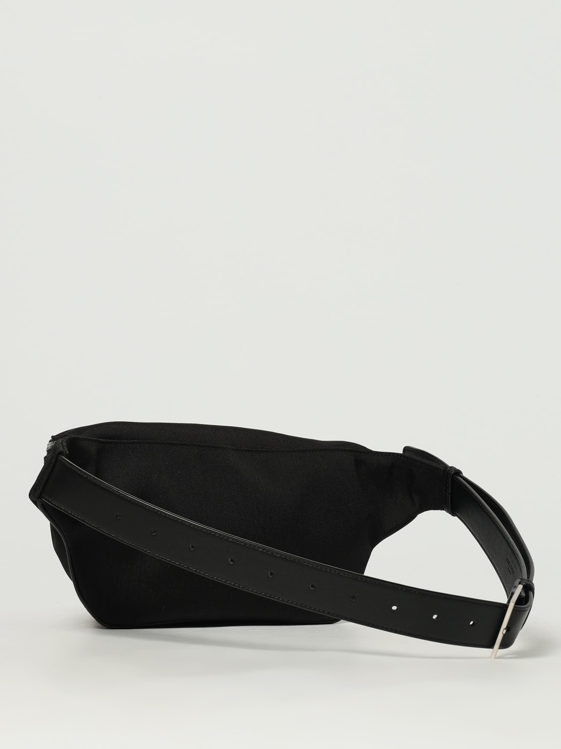 SAINT LAURENT MARSUPIO: Marsupio Saint Laurent in canvas e pelle , Nero - Img 3