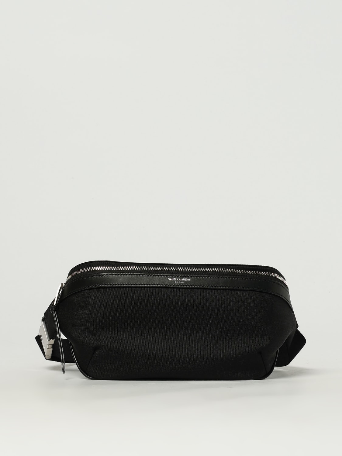 SAINT LAURENT MARSUPIO: Marsupio Classic Saint Laurent in canvas e pelle , Nero - Img 1