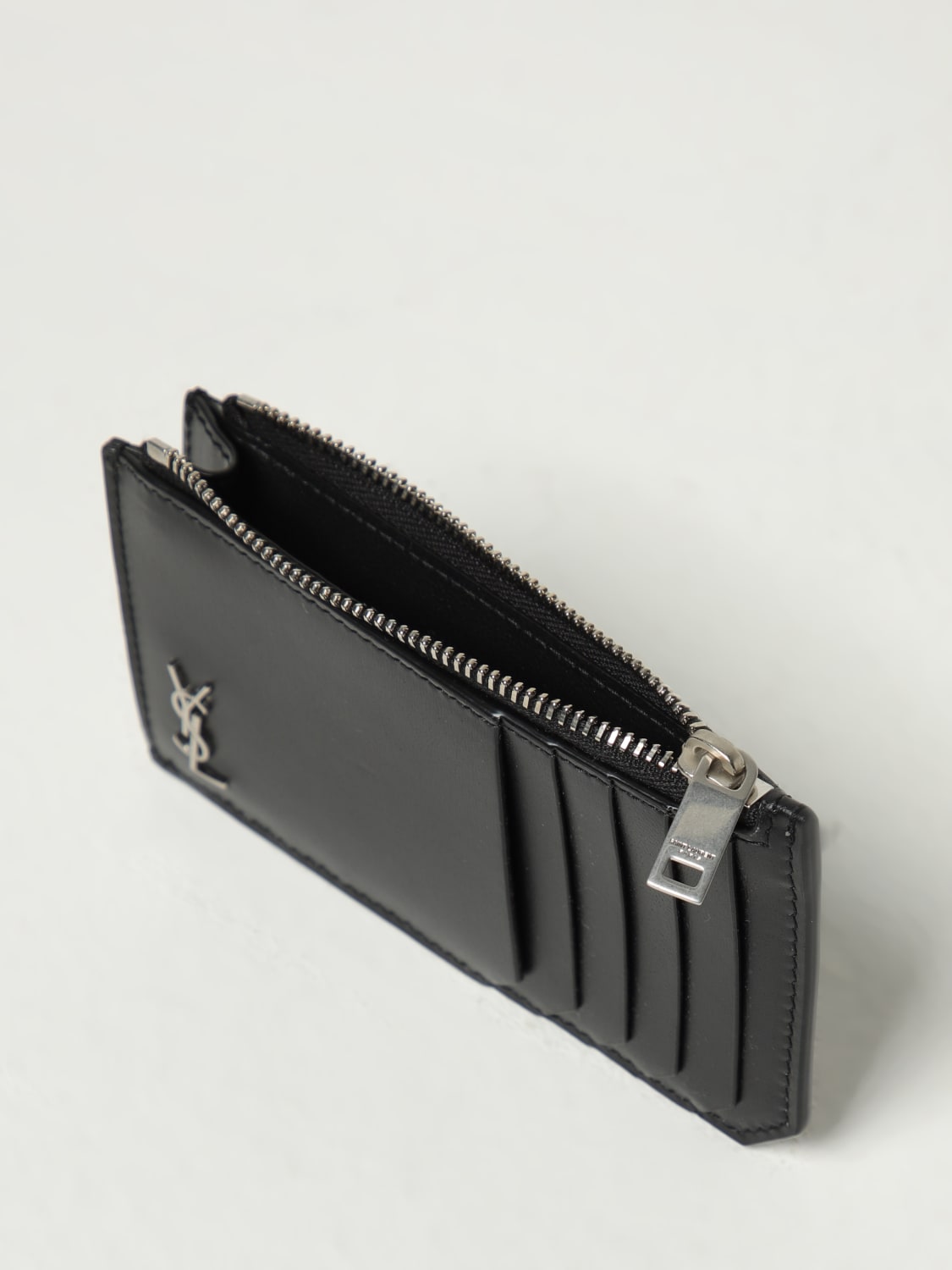 SAINT LAURENT WALLET: Wallet men Saint Laurent, Black - Img 3