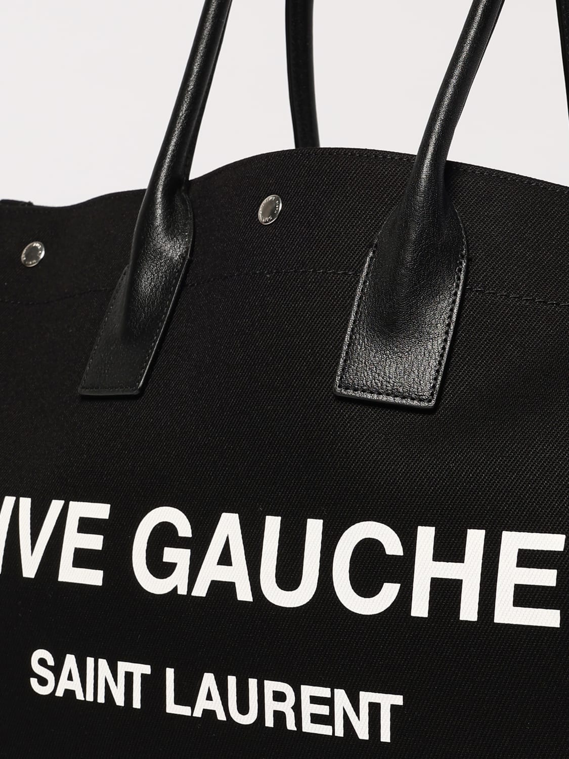 SAINT LAURENT TRAGETASCHE: Tasche herren Saint Laurent, Schwarz - Img 4