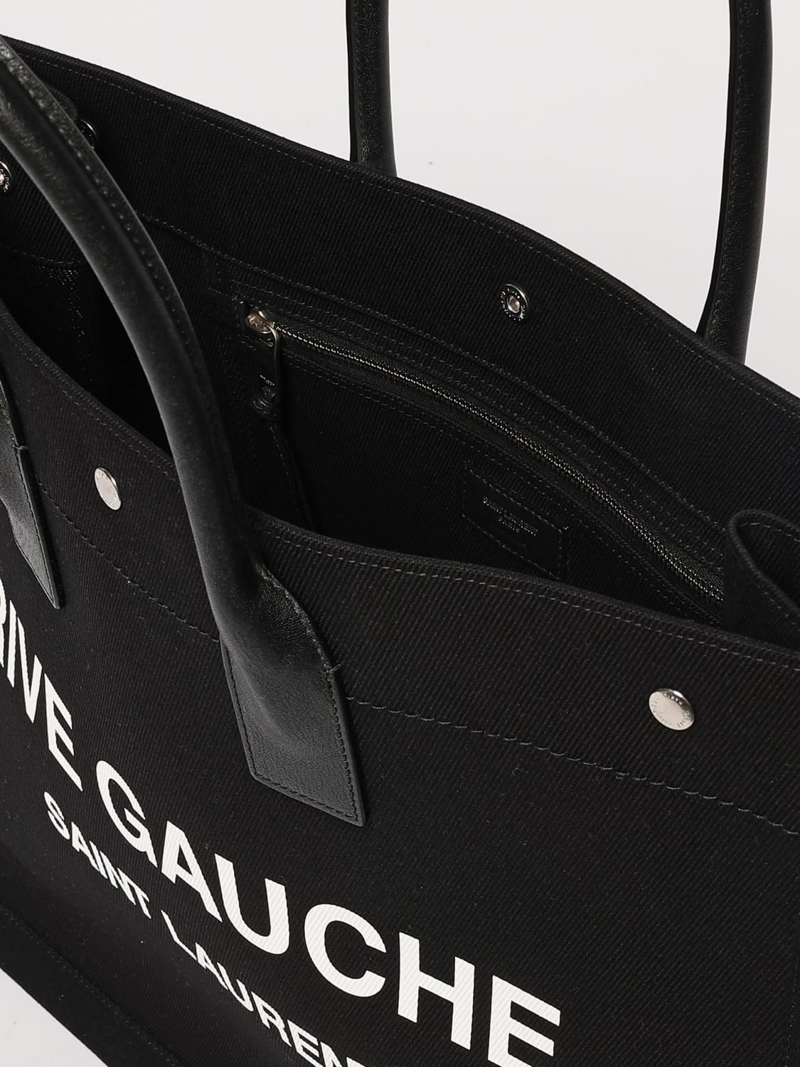 SAINT LAURENT TRAGETASCHE: Tasche herren Saint Laurent, Schwarz - Img 5