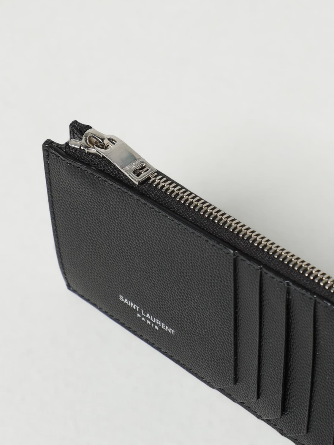 SAINT LAURENT WALLET: Wallet men Saint Laurent, Black - Img 3