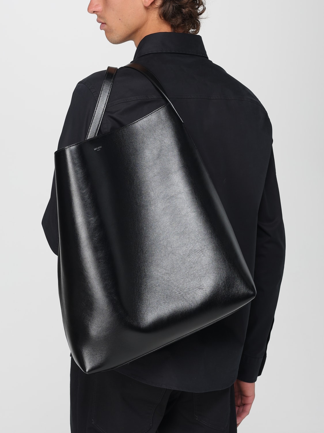 SAINT LAURENT UMHÄNGETASCHE: Tasche herren Saint Laurent, Schwarz - Img 2