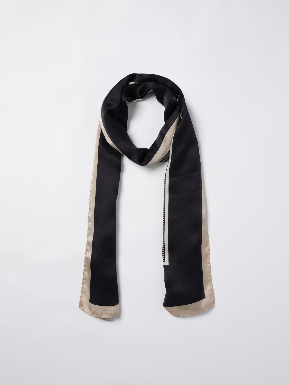 SAINT LAURENT SCARF: Neck scarf men Saint Laurent, Navy - Img 5
